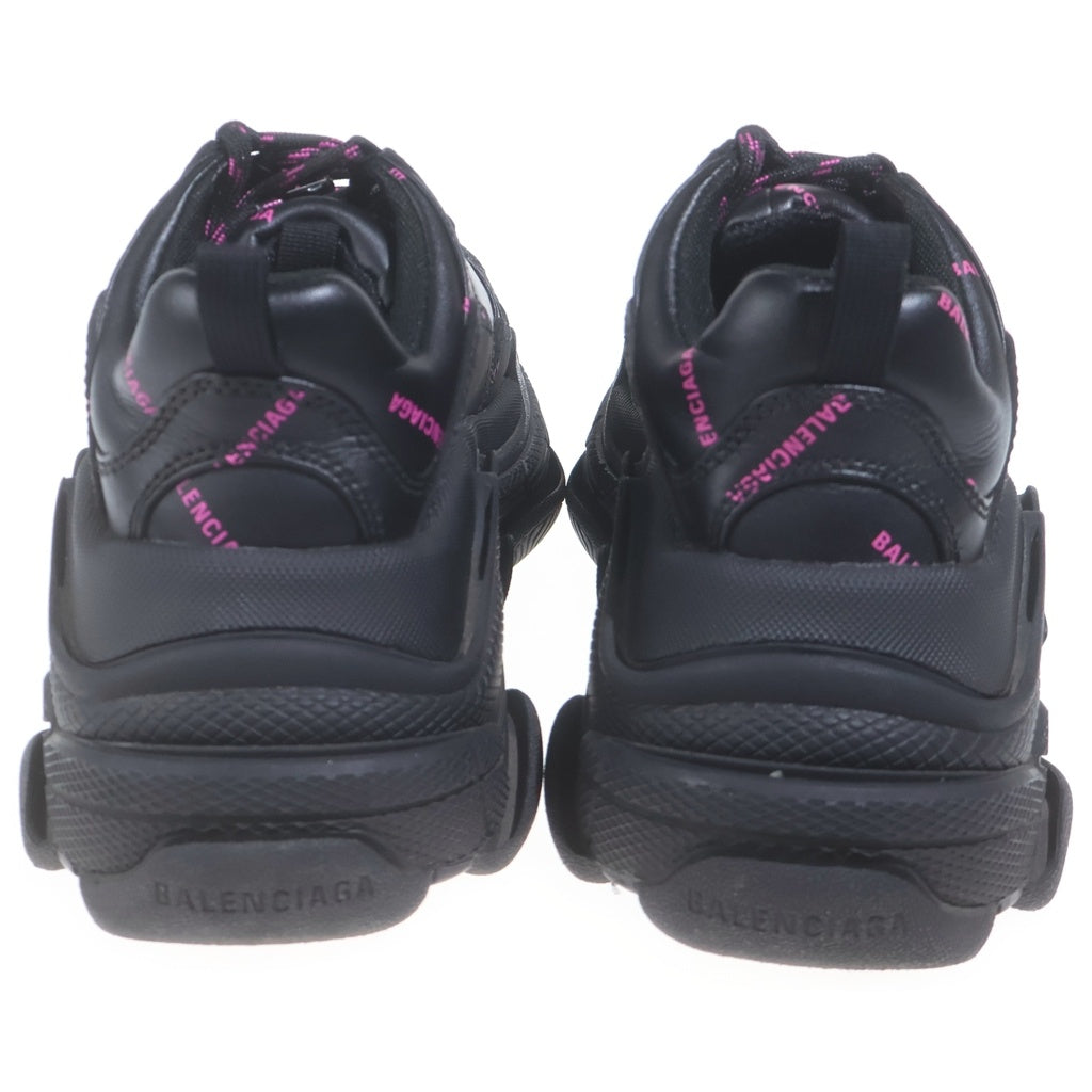 BALENCIAGA(バレンシアガ) トリプルS スニーカー ブラック×ピンク #36 524039 レディース
