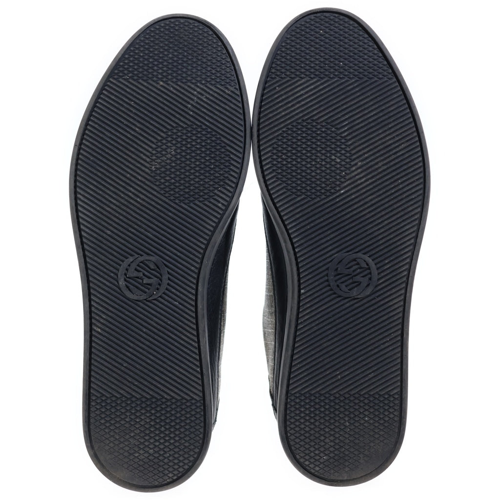 GUCCI(グッチ) GGスプリーム PVC レザー ローカットシューズ スニーカー ブラック/ベージュ 386752