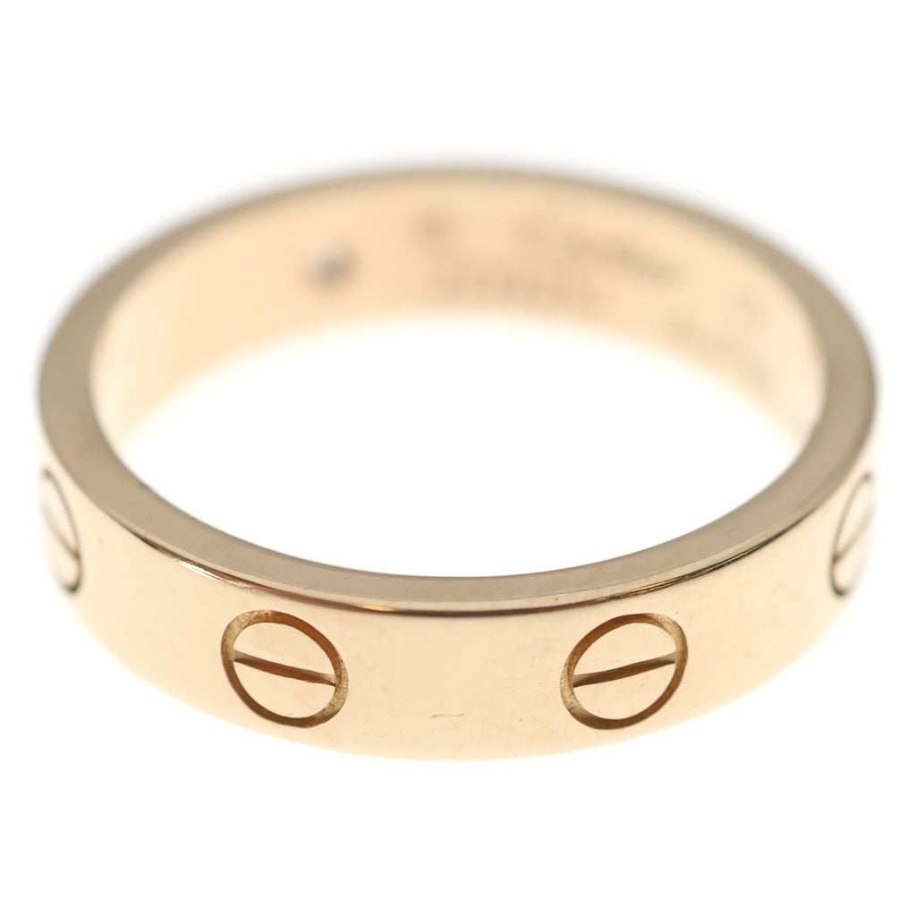 Cartier(カルティエ) ミニラブ 1PD ダイヤリング Au750 K18PG ピンクゴールド レディース