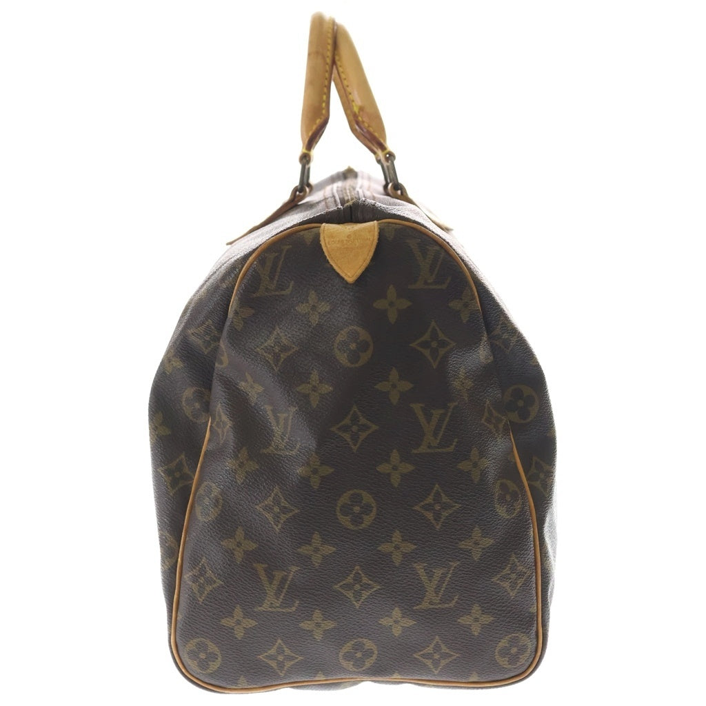 LOUIS VUITTON(ルイヴィトン) モノグラム キーポル40 ハンドバッグ ボストンバッグ トラベルバッグ ブラウン レザー×PVC M41428 ゴールド金具 レディース