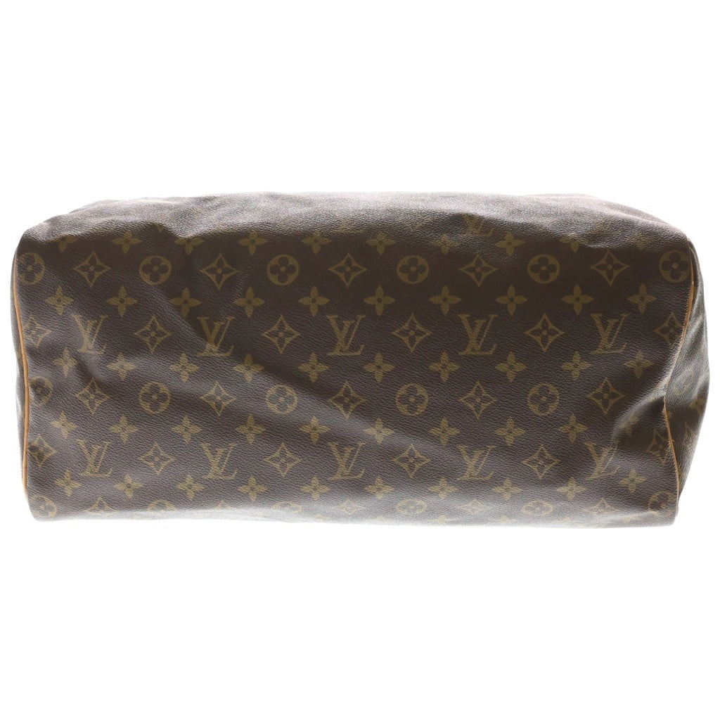 LOUIS VUITTON(ルイヴィトン) モノグラム キーポル40 ハンドバッグ ボストンバッグ トラベルバッグ ブラウン レザー×PVC M41428 ゴールド金具 レディース