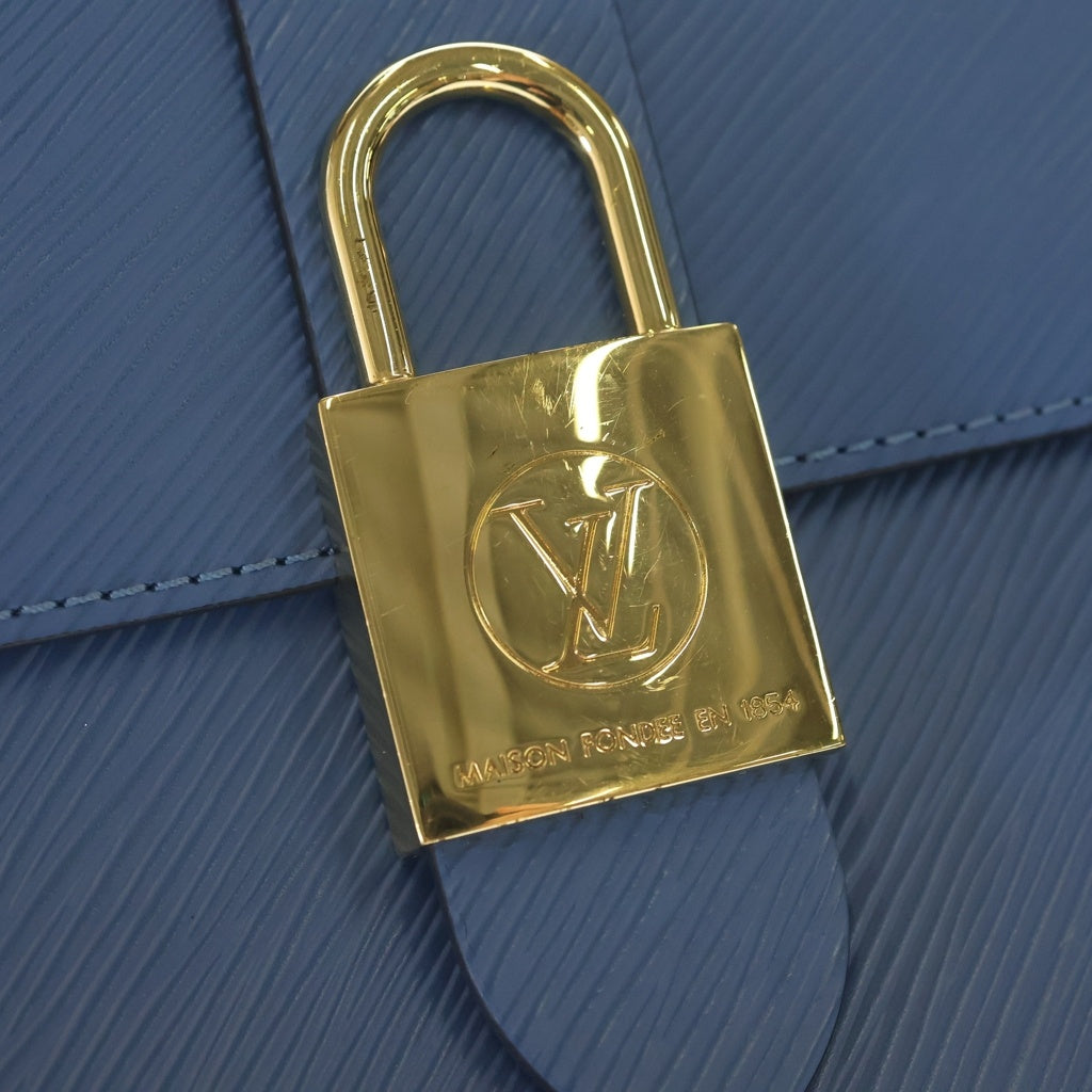 LOUIS VUITTON(ルイヴィトン) エピ ロッキーBB レザー 2WAY ハンドバッグ ショルダーバッグ M53159 ICタイプ ブルー レディース