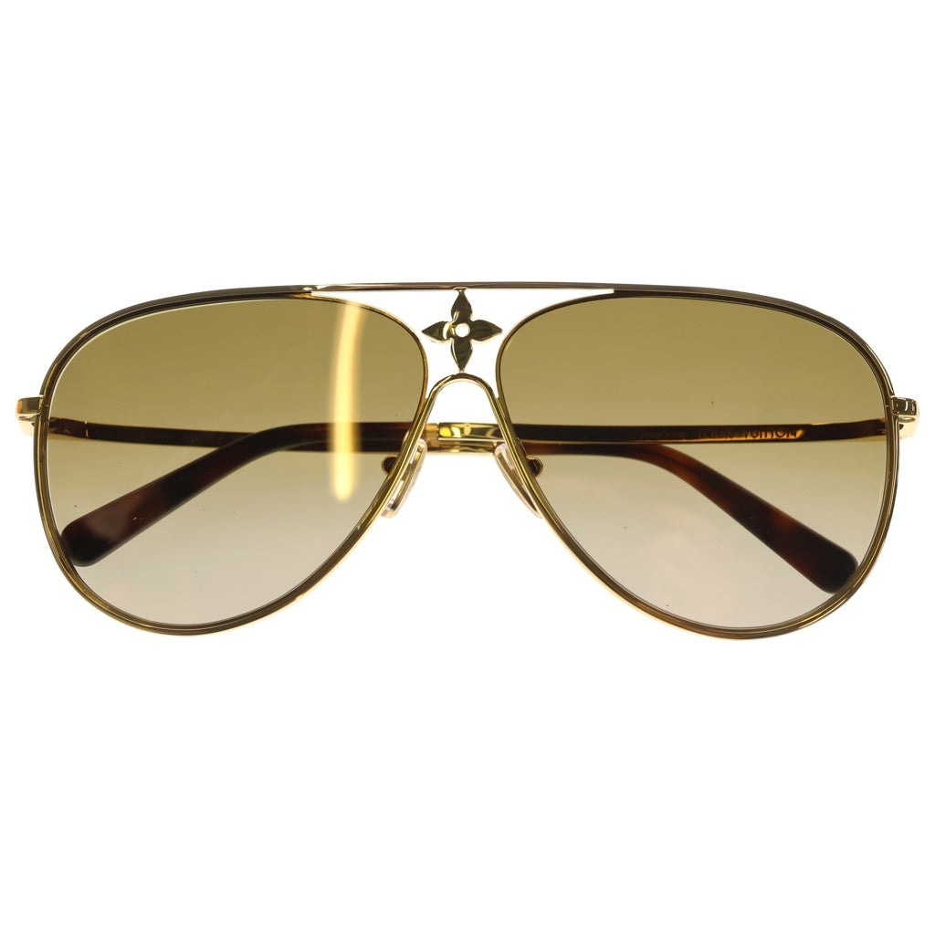 LOUIS VUITTON(ルイヴィトン) マイ モノグラム・ライト スクエア サングラス 57□17 ゴールド×カーキ Z1870U レディース