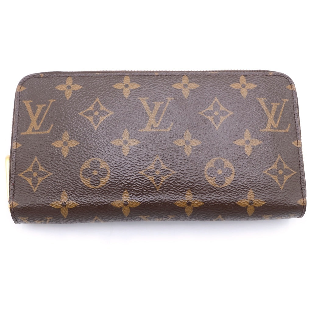 LOUIS VUITTON(ルイヴィトン) モノグラム ジッピーウォレット ロングウォレット 長財布 ブラウン レザー M42616 ゴールド金具