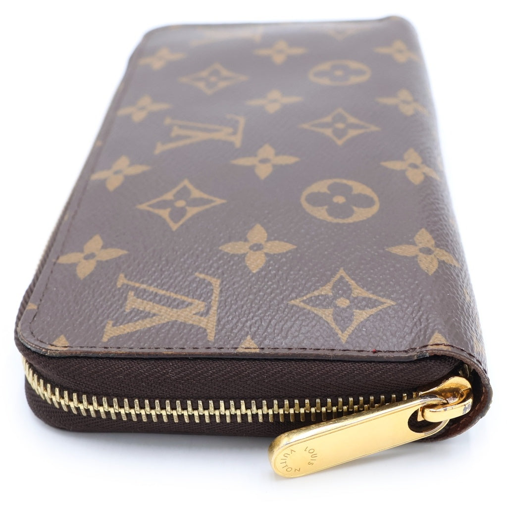 LOUIS VUITTON(ルイヴィトン) モノグラム ジッピーウォレット ロングウォレット 長財布 ブラウン レザー M42616 ゴールド金具