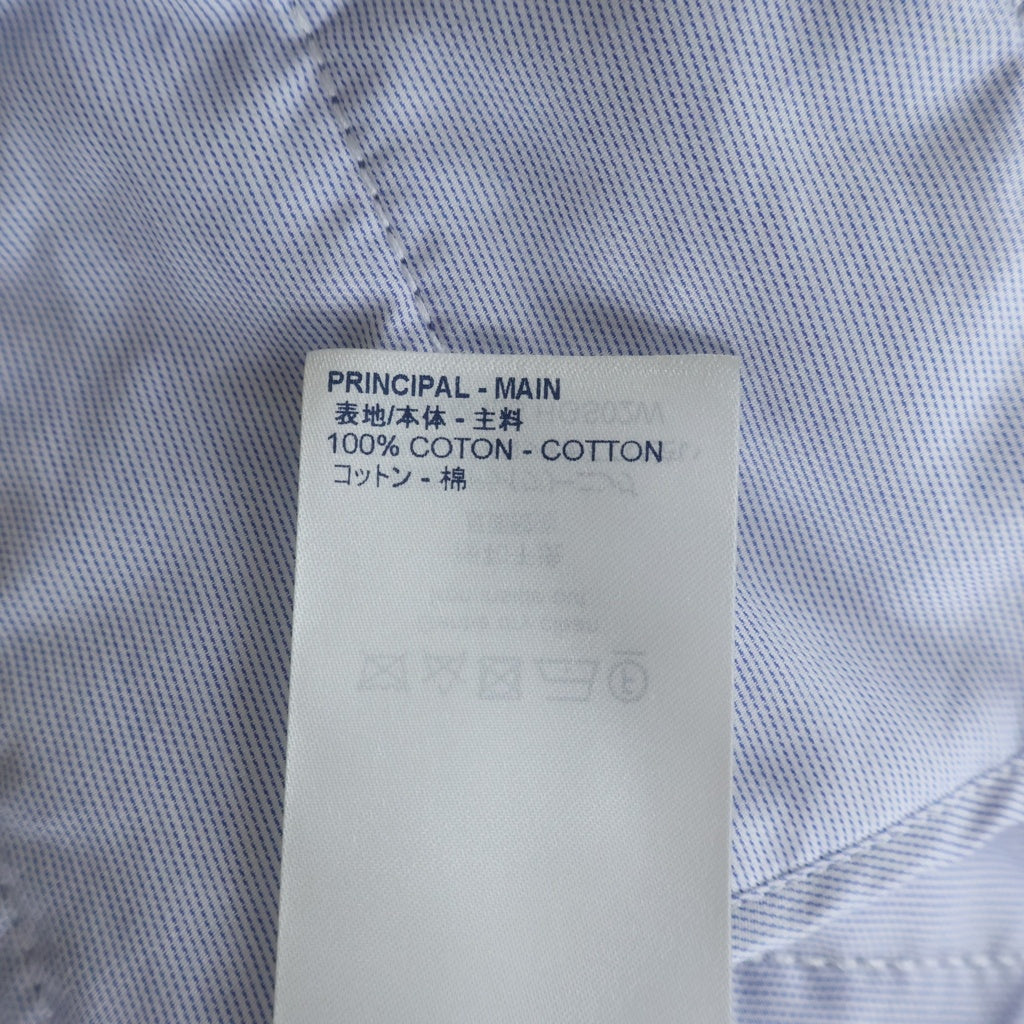 LOUIS VUITTON(ルイヴィトン) 袖ロゴ コットン 長袖 シャツ #XL ブルー系 RM191M ILS HGS02W