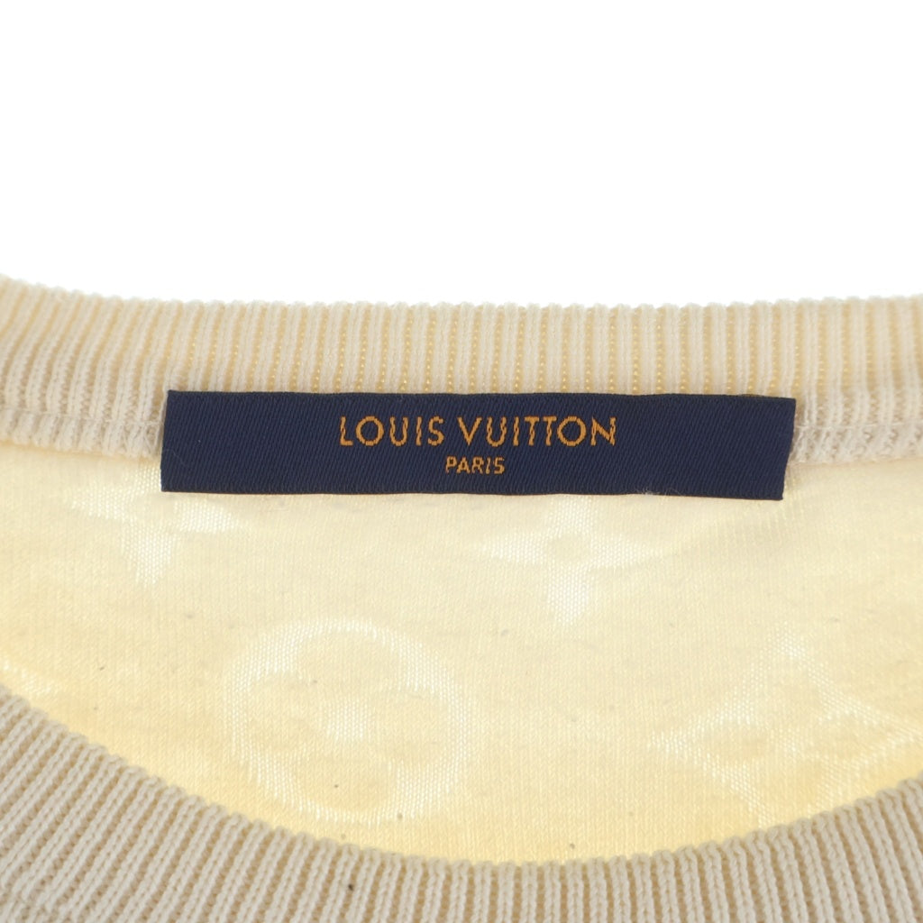 LOUIS VUITTON(ルイヴィトン) モノグラムタオリング半袖Tシャツ アイボリー #XXL RM191M IZG HGY20W