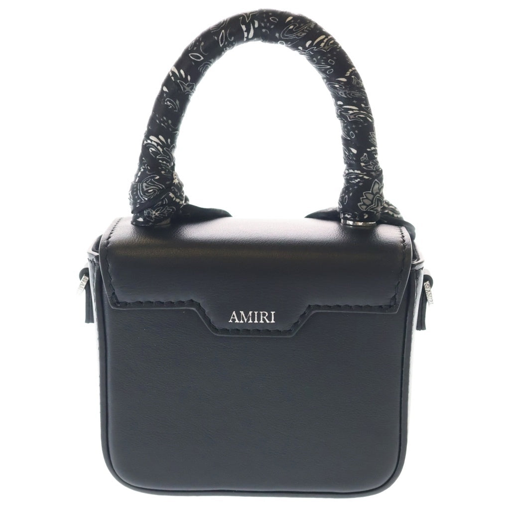 AMIRI(アミリ) マイクロMA ショルダーバッグ ミニバッグ ブラック バンダナスカーフ AWBGTH1007-001 レディース