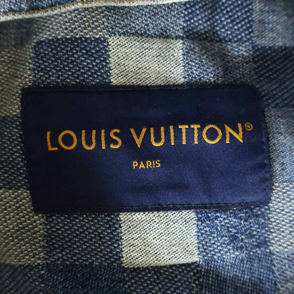 LOUIS VUITTON(ルイヴィトン) ダミエ デニムジャケット インディゴブルー #48 RM241 GCO H9A76W