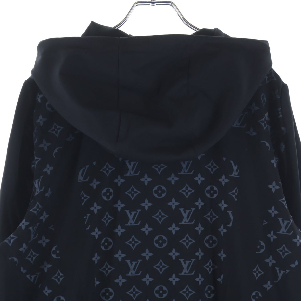 LOUIS VUITTON(ルイヴィトン) モノグラム ハイブリットジップパーカー ブラック #S RM221M YNF HMY16W
