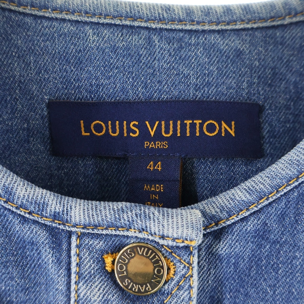 LOUIS VUITTON(ルイヴィトン) デニムジャケット インディゴブルー #44 RW192W DHM FHVB07 レディース