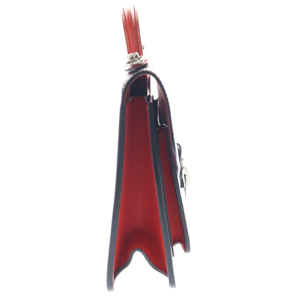 LOUIS VUITTON(ルイヴィトン) エピ ネオ モンソー 2WAYハンドバッグ ショルダーバッグ ブラック×レッド ノワール レザー M55403 シルバー金具 レディース