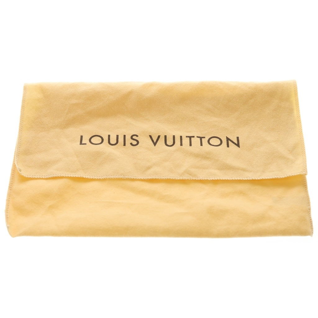 LOUIS VUITTON(ルイヴィトン) モノグラムアンプラン ポシェット ドゥーブルジップ チェーンショルダーバッグ ミニバッグ ブラック レザー M68568 ゴールド金具 レディース