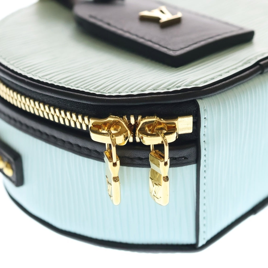 LOUIS VUITTON(ルイヴィトン) エピ プティット ボワット シャポー レザー 2WAY ハンド ショルダーバッグ ゴールド金具 ライトブルー R97999 レディース