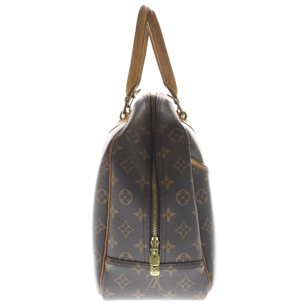 LOUIS VUITTON(ルイヴィトン) モノグラム ドーヴィル PVC レザー ハンドバッグ ブラウン M47270 レディース