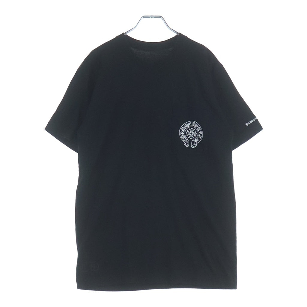 CHROME HEARTS(クロムハーツ) ホースシュー HORSE SHOE プリント Tシャツ Mサイズ ブラック 408129111