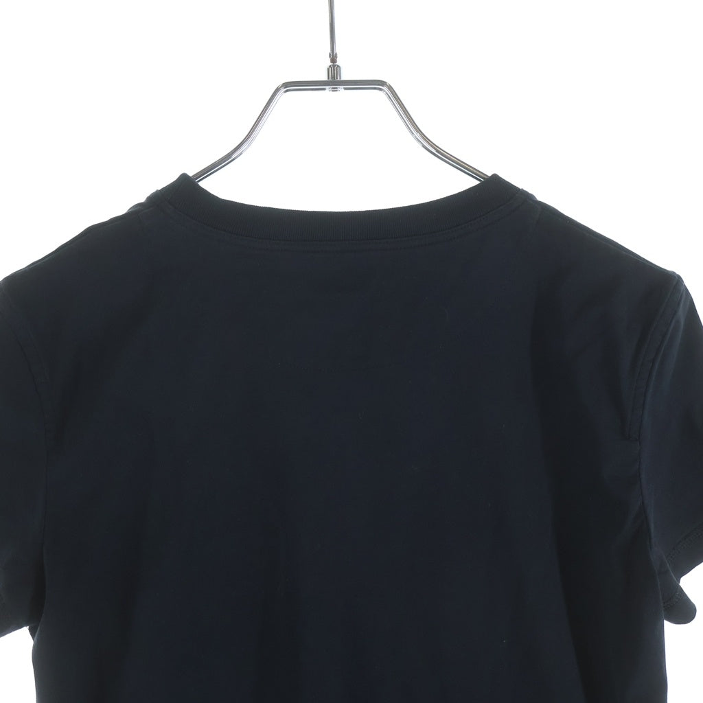 HERMES(エルメス) Hポケット Tシャツ コットン ブラック #36 4515DA 44-7703 レディース