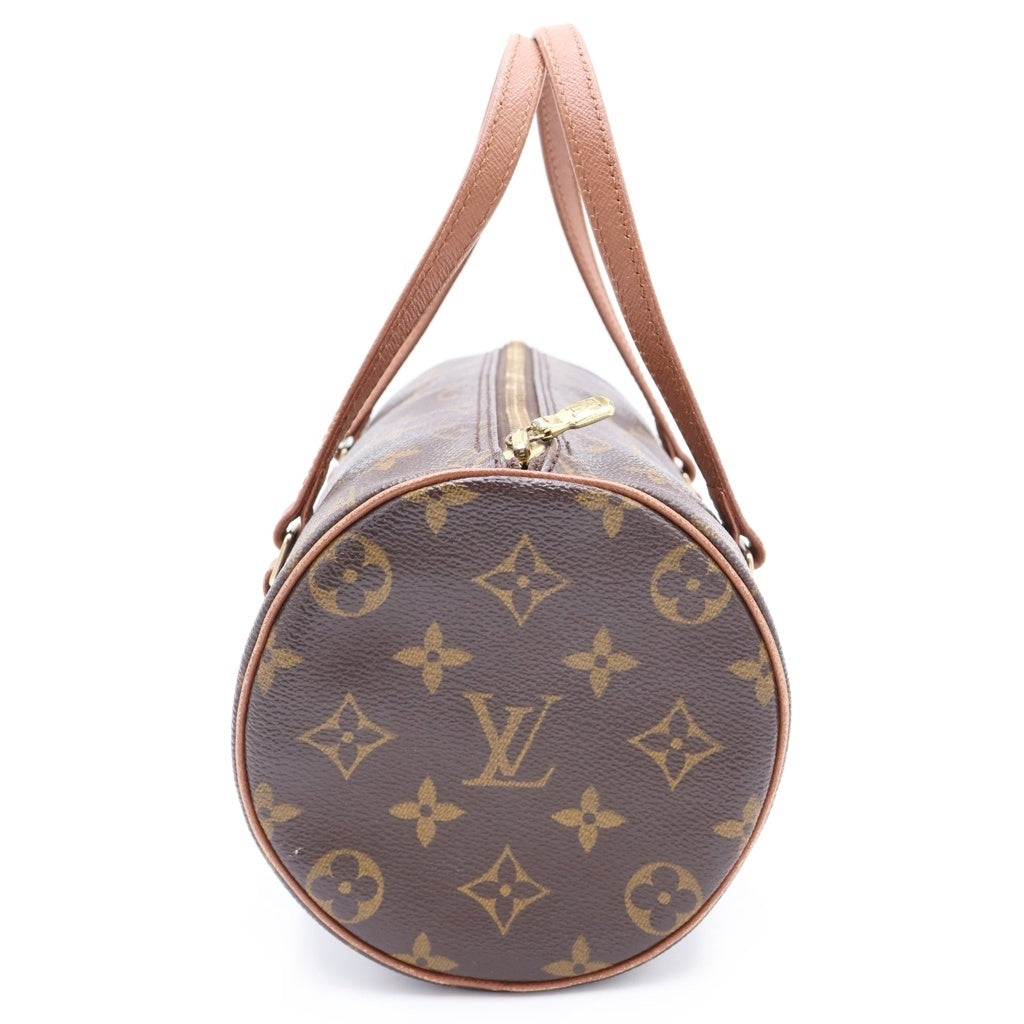LOUIS VUITTON(ルイヴィトン) パピヨン26 ハンドバッグ ボストンバッグ ブラウン レザー×PVC M51366 ゴールド金具