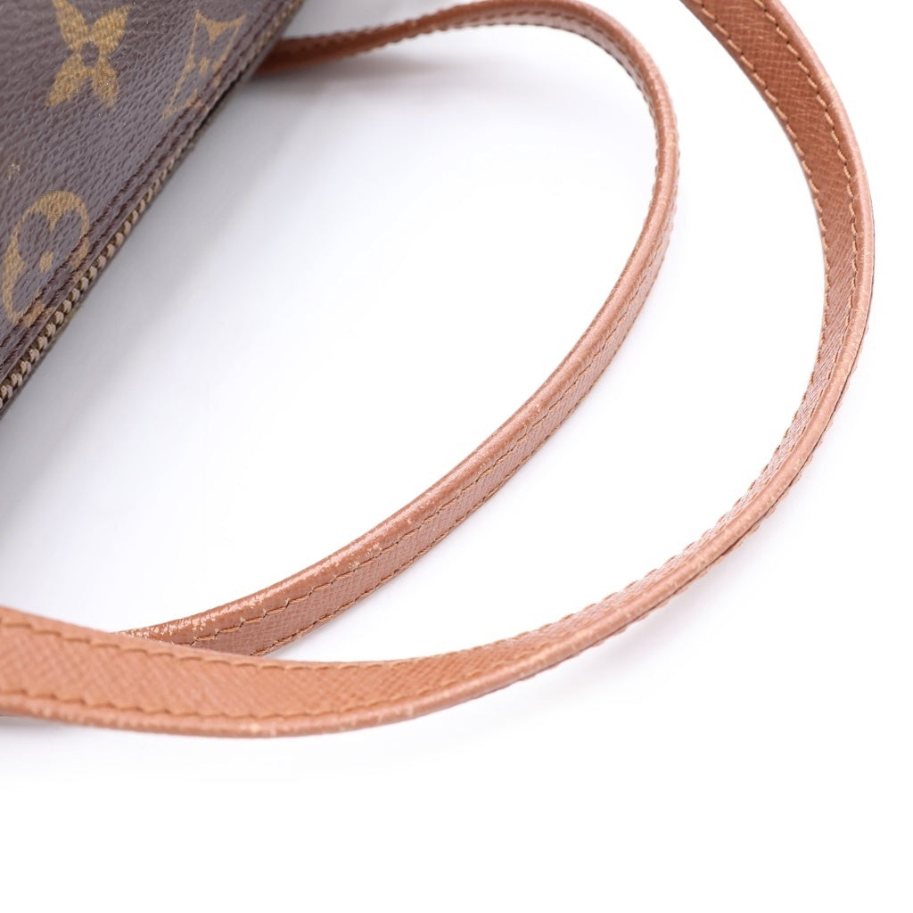 LOUIS VUITTON(ルイヴィトン) パピヨン26 ハンドバッグ ボストンバッグ ブラウン レザー×PVC M51366 ゴールド金具