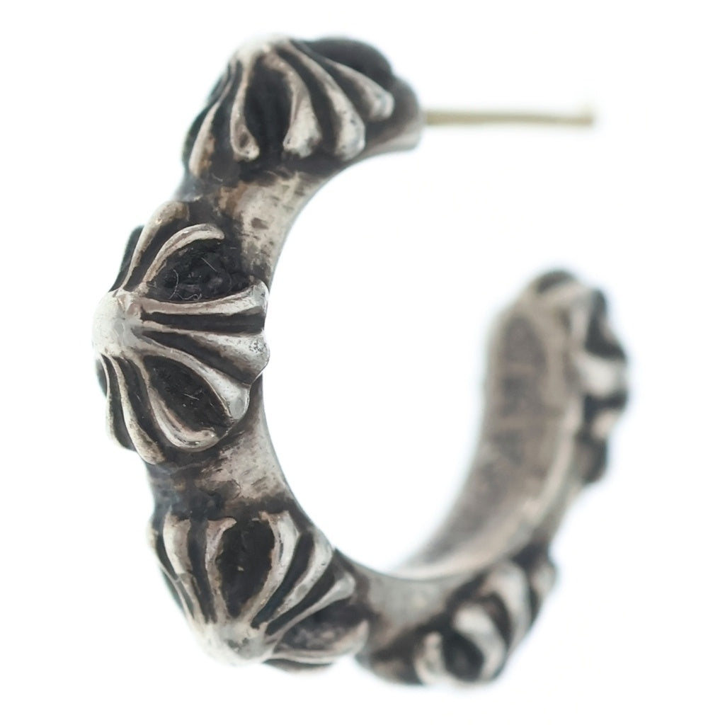 CHROME HEARTS(クロムハーツ) クロスバンド フープ ピアス シルバー