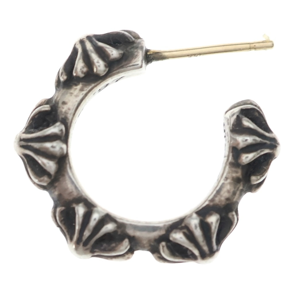 CHROME HEARTS(クロムハーツ) クロスバンド フープ ピアス シルバー