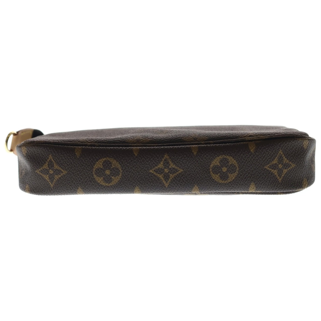 LOUIS VUITTON(ルイヴィトン) モノグラム ポシェットアクセソワール PVC レザー ハンドバッグ ポーチ ブラウン M51980 レディース