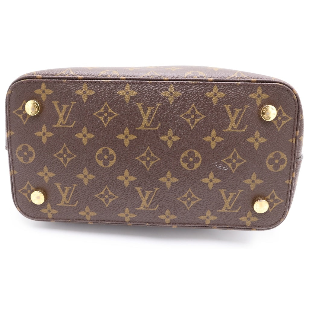 LOUIS VUITTON(ルイヴィトン) モノグラム ロックイットPM PVC レザー ハンドバッグ トートバッグ ブラウン M40613 レディース