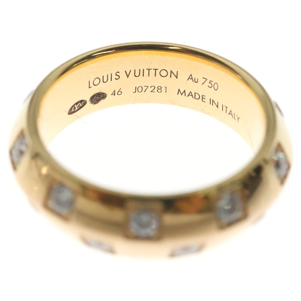 LOUIS VUITTON(ルイヴィトン) リング ル ダミエ ドゥ ルイ・ヴィトン 5.5mm ピンクゴールド K18PG #42 レディース