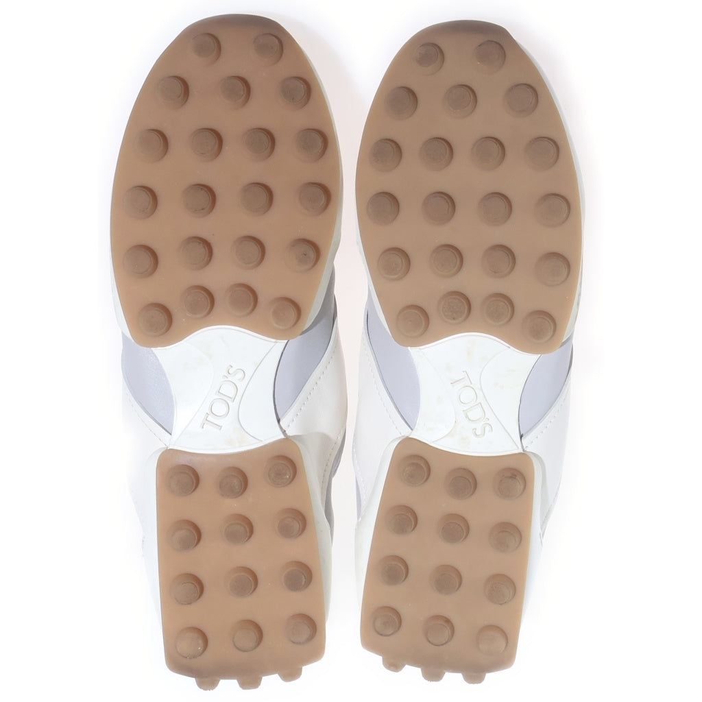 TOD'S(トッズ) ブロックローカットスニーカー ホワイト×グレー #36 レディース