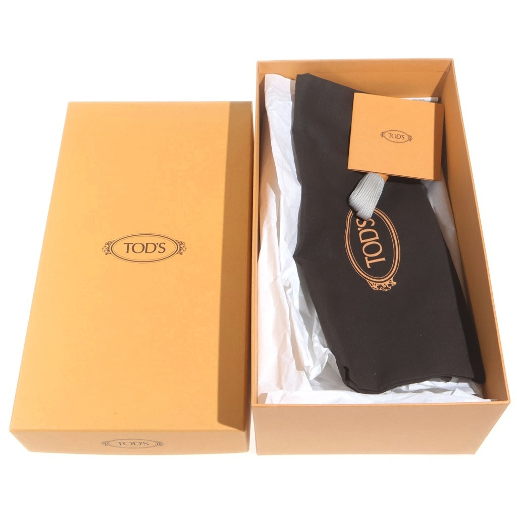 TOD'S(トッズ) ブロックローカットスニーカー ホワイト×グレー #36 レディース