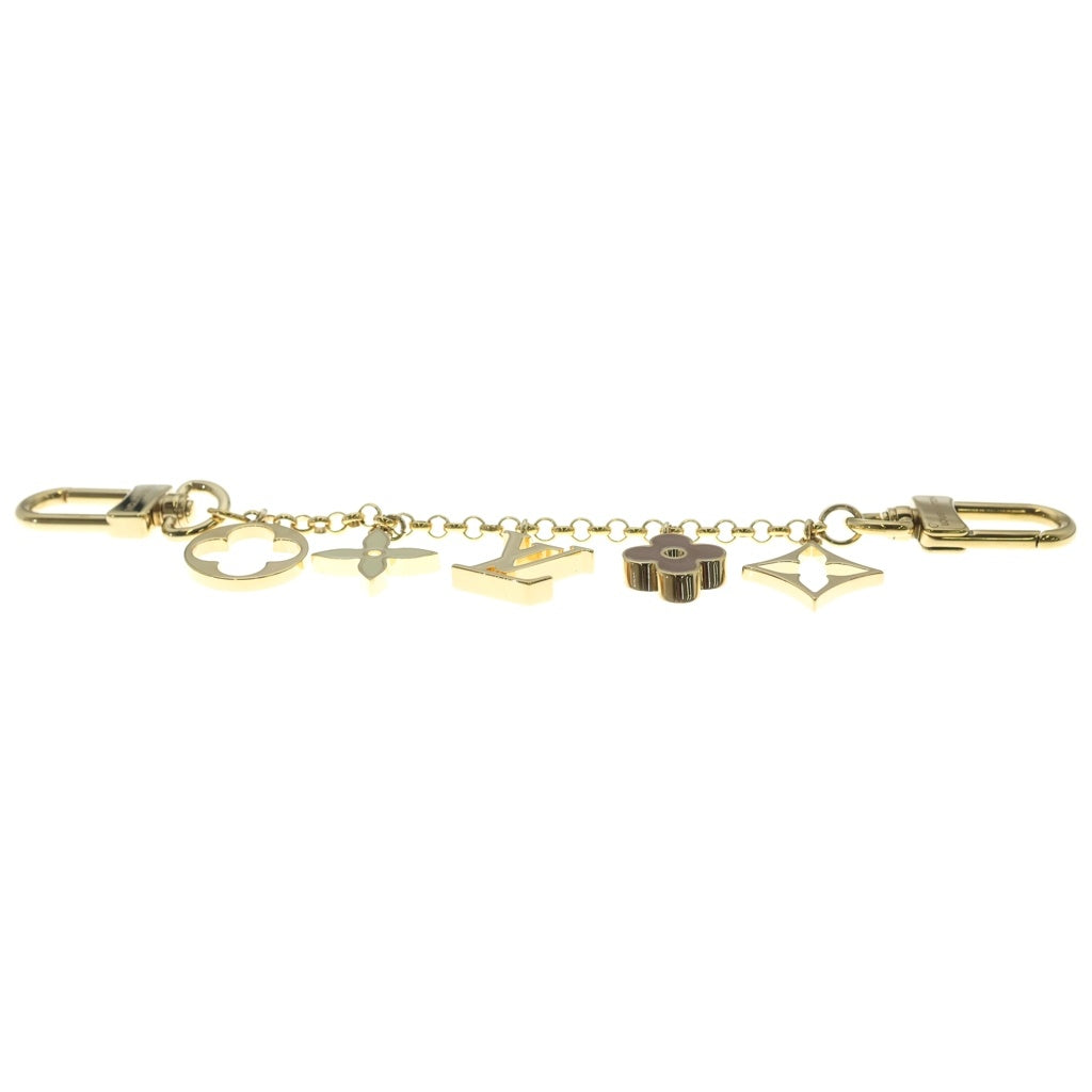LOUIS VUITTON(ルイヴィトン) フルールドゥモノグラム バッグチャーム ゴールド チェーン GP M01413 レディース