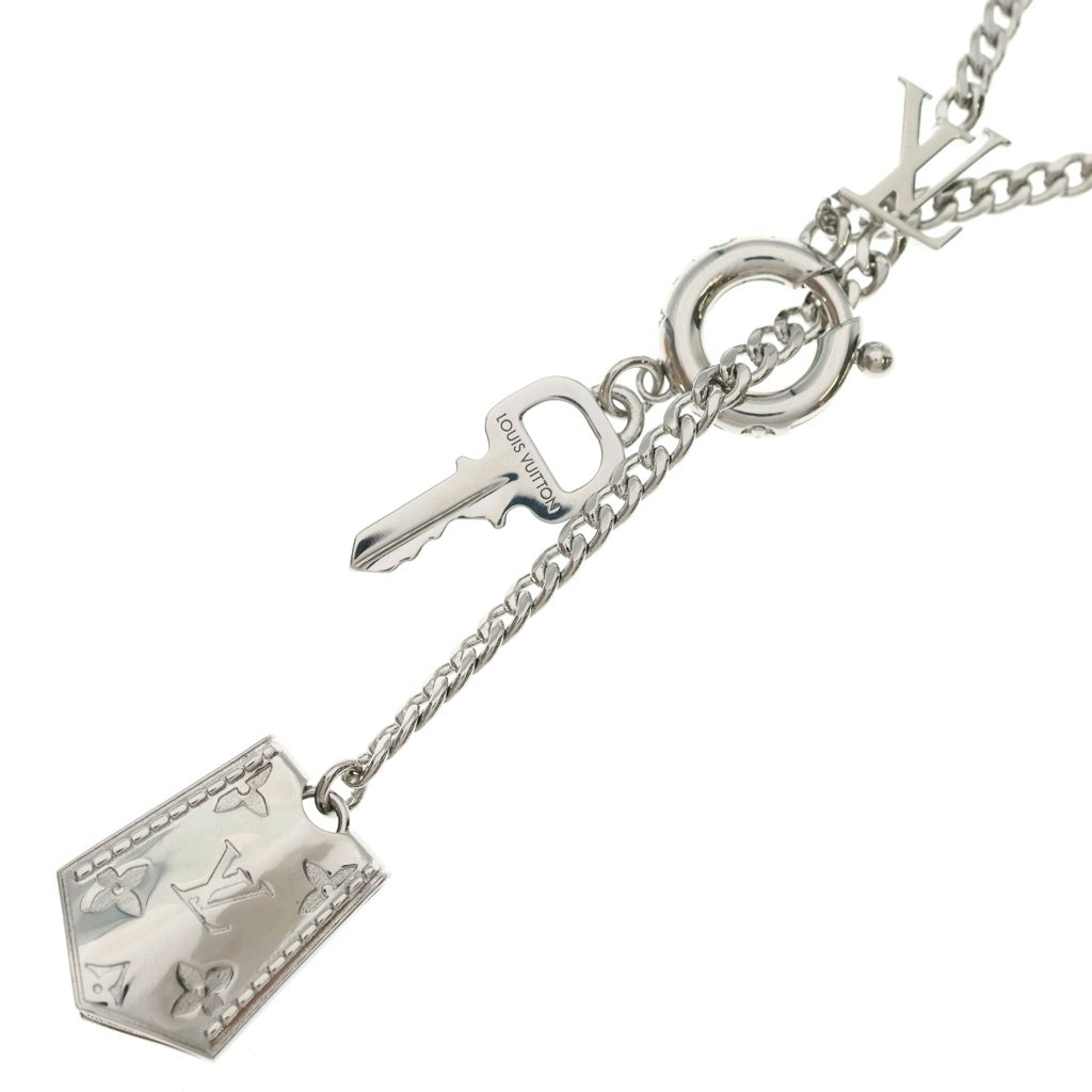 LOUIS VUITTON(ルイヴィトン) ネックレス・LV タグ ネックレス ペンダント チェーン シルバー M03862 レディース