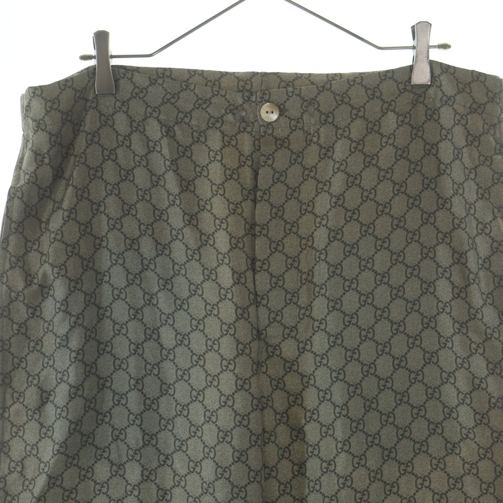 GUCCI(グッチ) パジャマセットアップ【下】 パジャマパンツ GG柄 ベージュ #48 773653 レディース