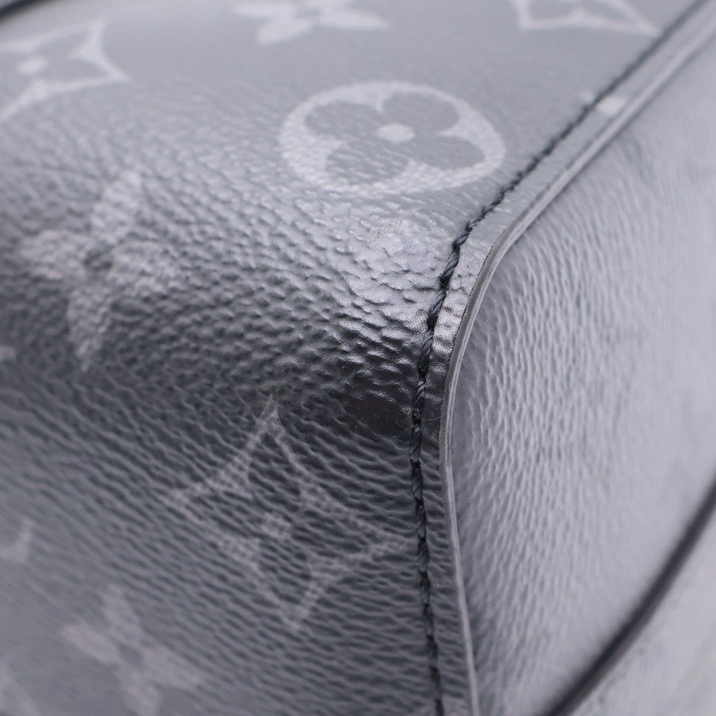 LOUIS VUITTON(ルイヴィトン) モノグラムエクリプス シティキーポル 2WAYバッグ ハンドバッグ ショルダーバッグ ブラック レザー×PVC M45936 シルバー金具 レディース