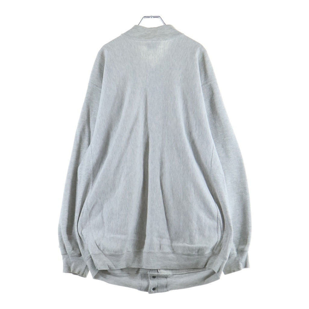 CHAMPION(チャンピオン) 90s リバースウィーブ スナップボタン ジャケット コットン ポリエステル レーヨン USA製 刺繍タグ グレー