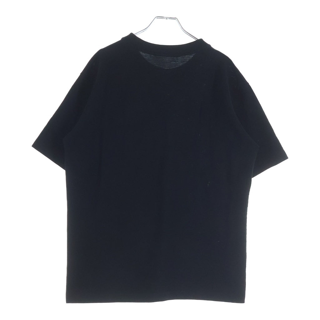 LOUIS VUITTON(ルイヴィトン) 24SS ハーフダミエ 鹿の子ポケットTシャツ ブラック #L RM241Q VHI HJY40W