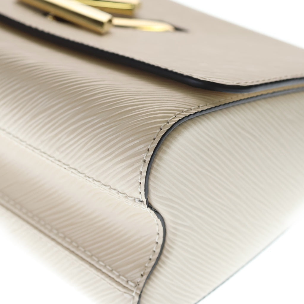LOUIS VUITTON(ルイヴィトン) エピ ツイストMM チェーンショルダーバッグ ミラー クオーツ ゴールド金具 アイボリー M21116 RFID レディース