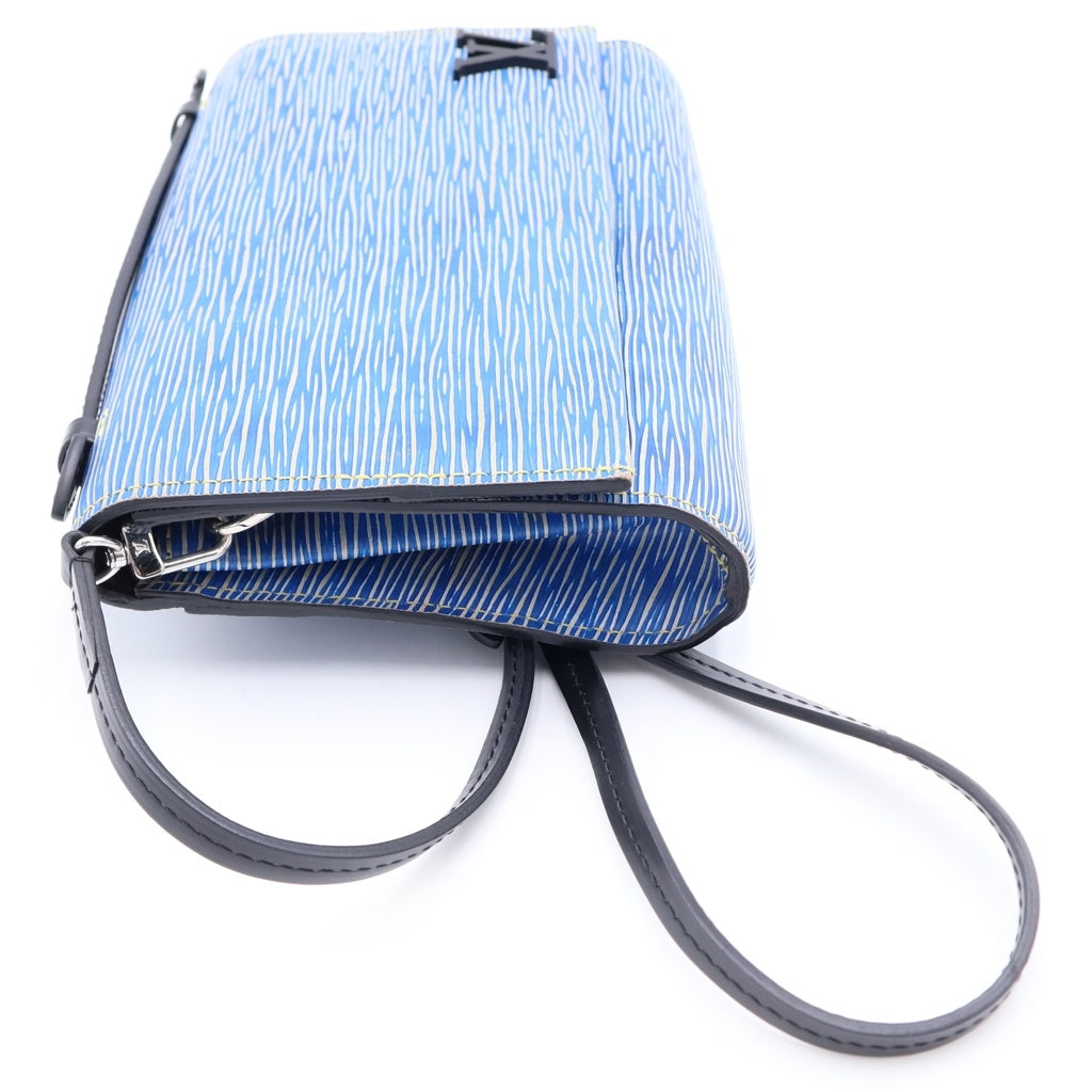 LOUIS VUITTON(ルイヴィトン) エピ デニム クリュニーBB ハンド ショルダーバッグ レザー ブルー M54539 レディース