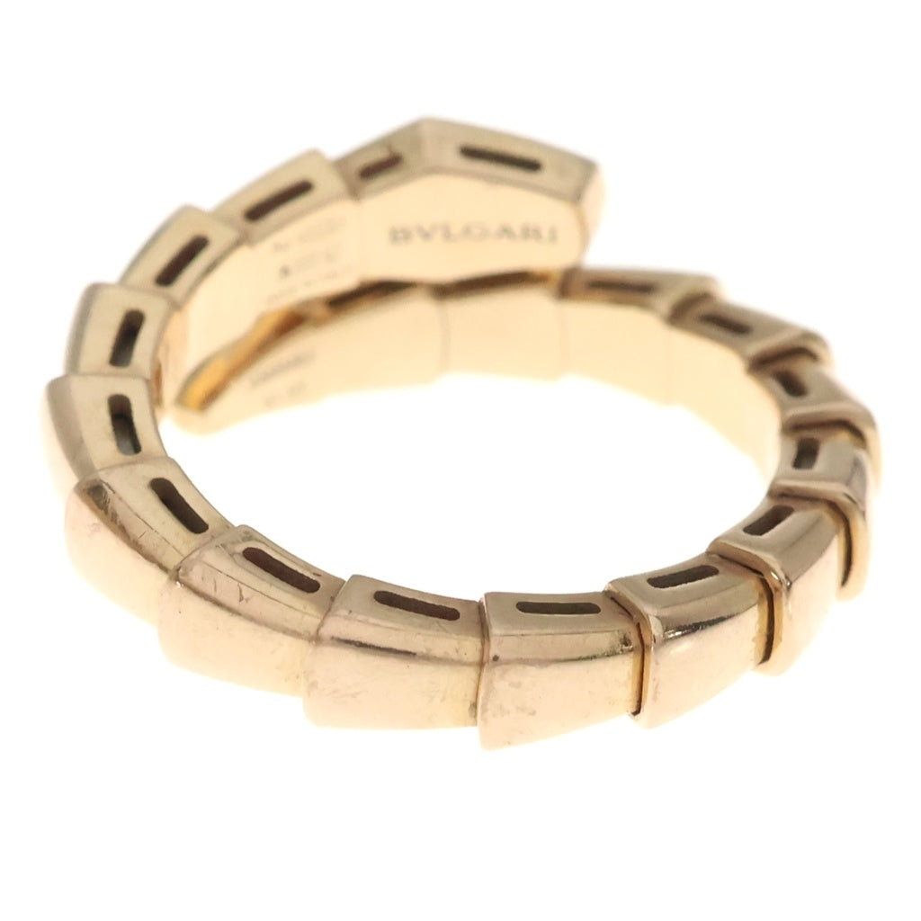 BVLGARI(ブルガリ) セルペンティ ヴァイパー ダイヤ リング 指輪 Au750PG ピンクゴールド
