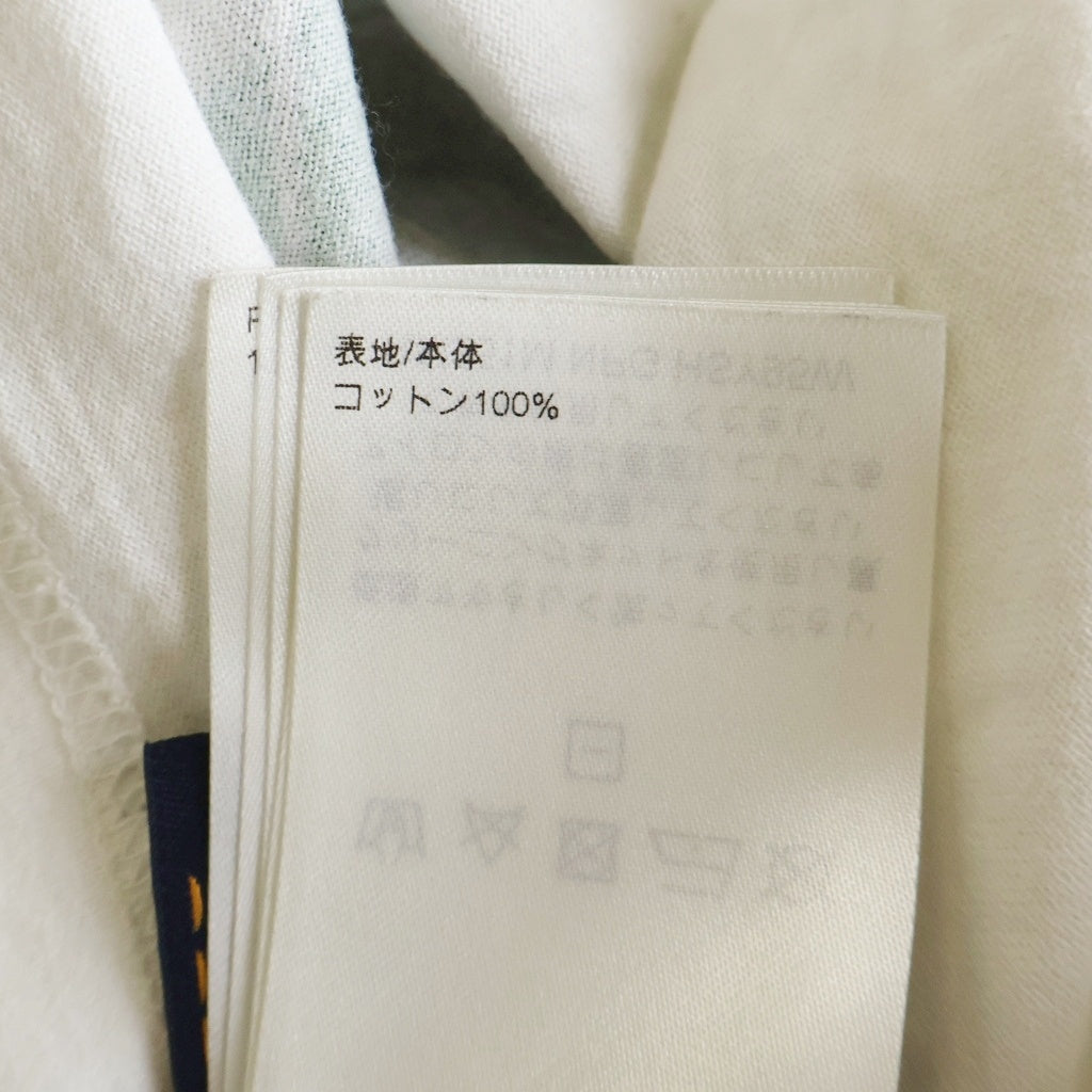 LOUIS VUITTON(ルイヴィトン) 25SS エンベリッシュド グラフィックプリント ビジュー ラインストーン ロゴ クルーネック 半袖Tシャツ ホワイト #M RM251M