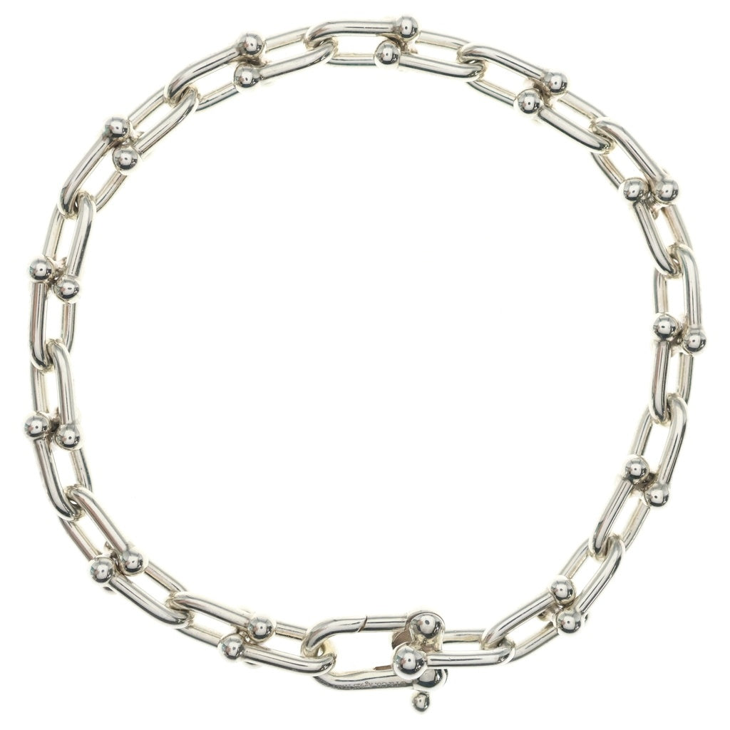 TIFFANY & Co.(ティファニー) ハードウェア スモール リンク ブレスレット シルバー Ag925 レディース