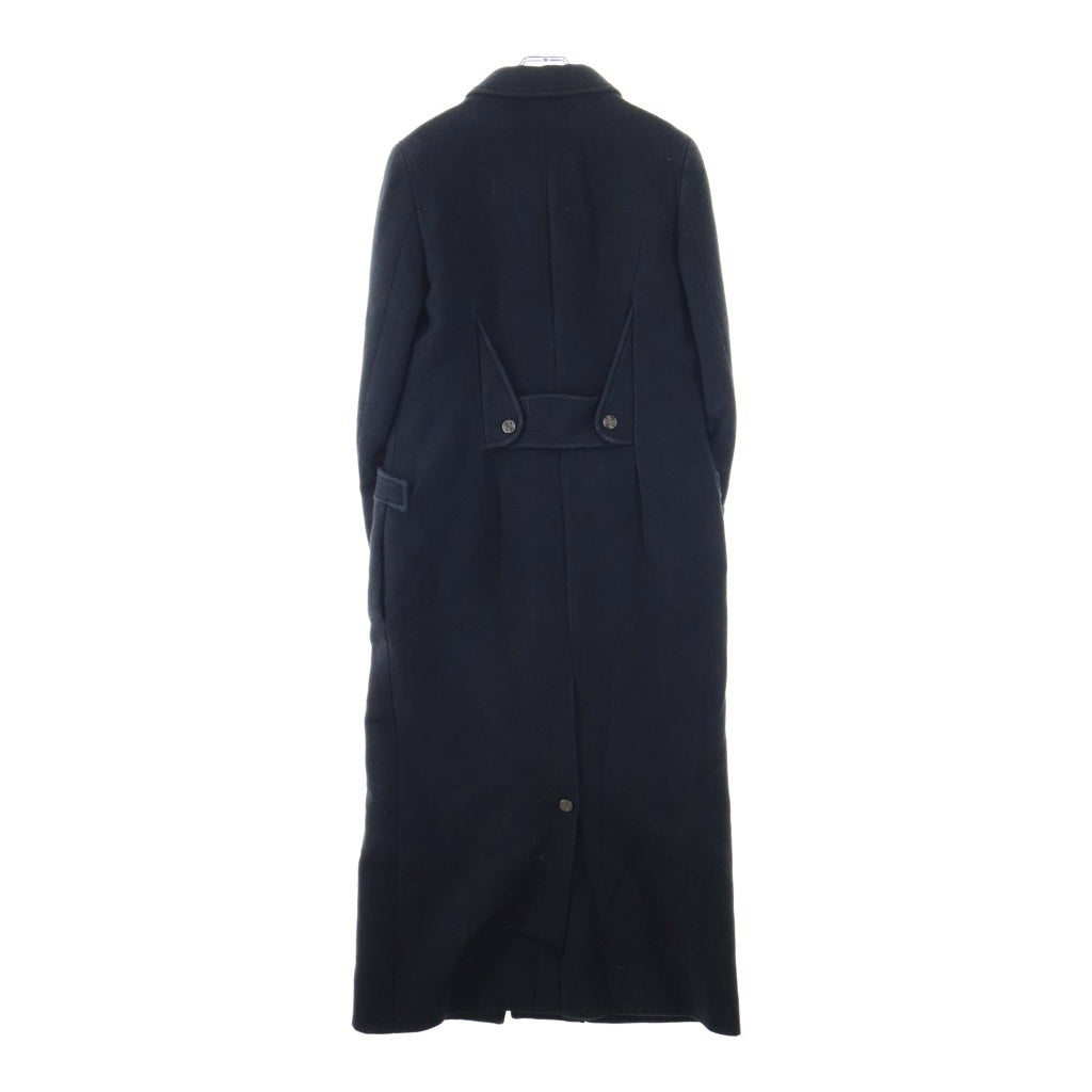 CHANEL(シャネル) 02AW VINTAGE Wool&Cashmere Long Coat ココマークボタン ウール カシミヤ ロングコート ブラック P19790V11573 レディース