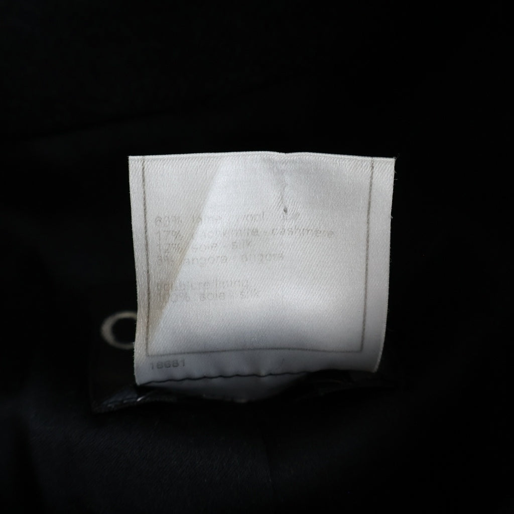 CHANEL(シャネル) 02AW VINTAGE Wool&Cashmere Long Coat ココマークボタン ウール カシミヤ ロングコート ブラック P19790V11573 レディース
