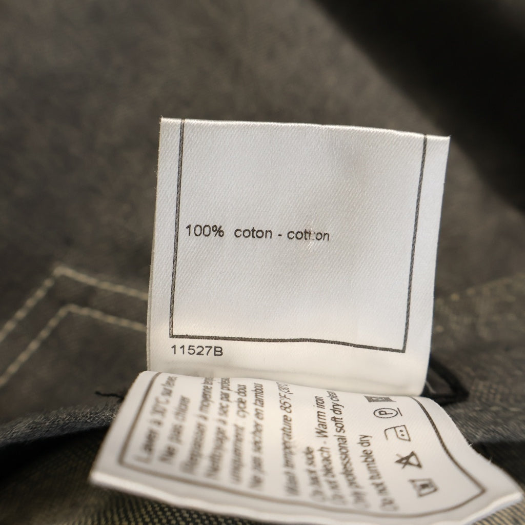 CHANEL(シャネル) 01SS VINTAGE Crystal CC logo Wide Denim Pants クリスタルココマーク ワイドフレアデニムパンツ ロゴ グレー P17666V09976 レディース