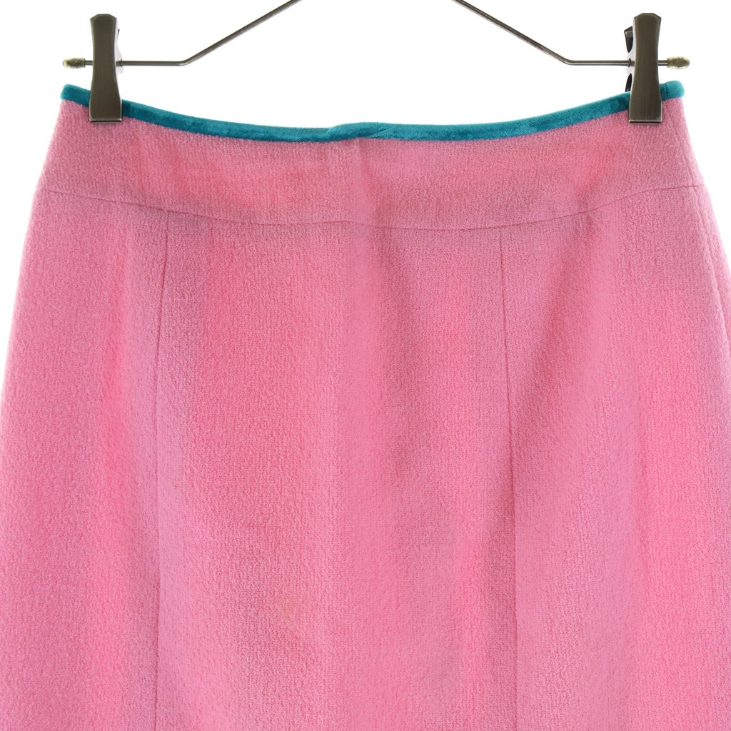 CHANEL(シャネル) 96SS VINTAGE PINK BLAZER SKIRT SET セットアップ ジャケット スカート ウール ナイロン ピンク P07023W03001 レディース
