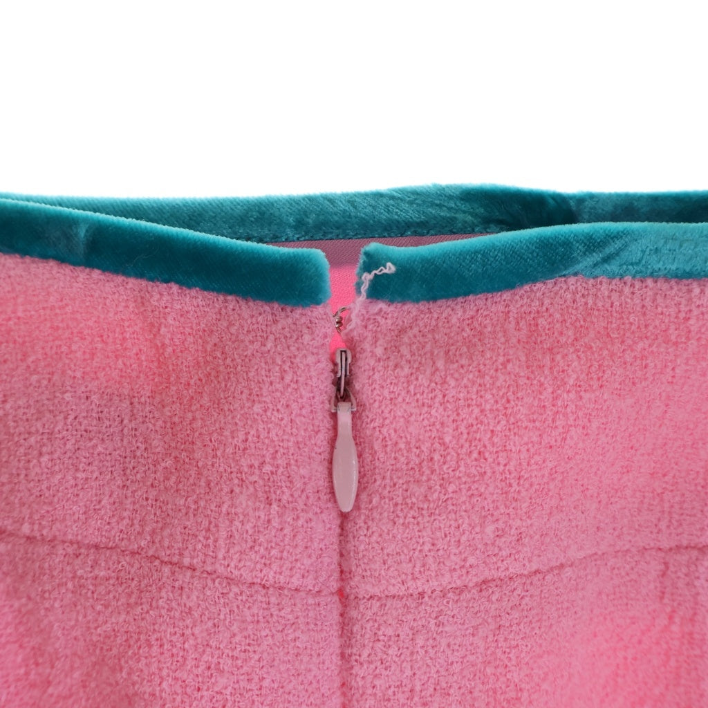 CHANEL(シャネル) 96SS VINTAGE PINK BLAZER SKIRT SET セットアップ ジャケット スカート ウール ナイロン ピンク P07023W03001 レディース