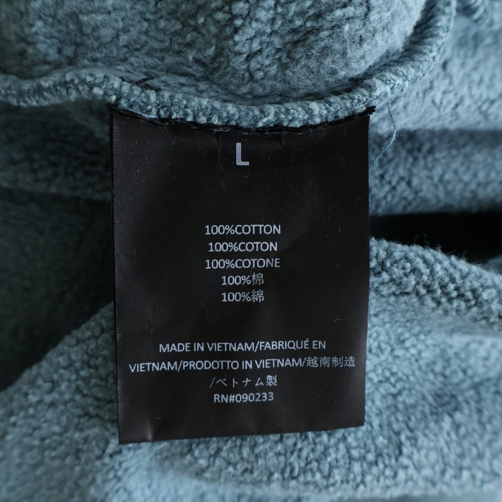 FEAR OF GOD(フィアオブゴッド) 26SS Campus 90s Hoodie フロントプリント プルオーバーフーディー パーカー オーバーサイズ ブルー レディース