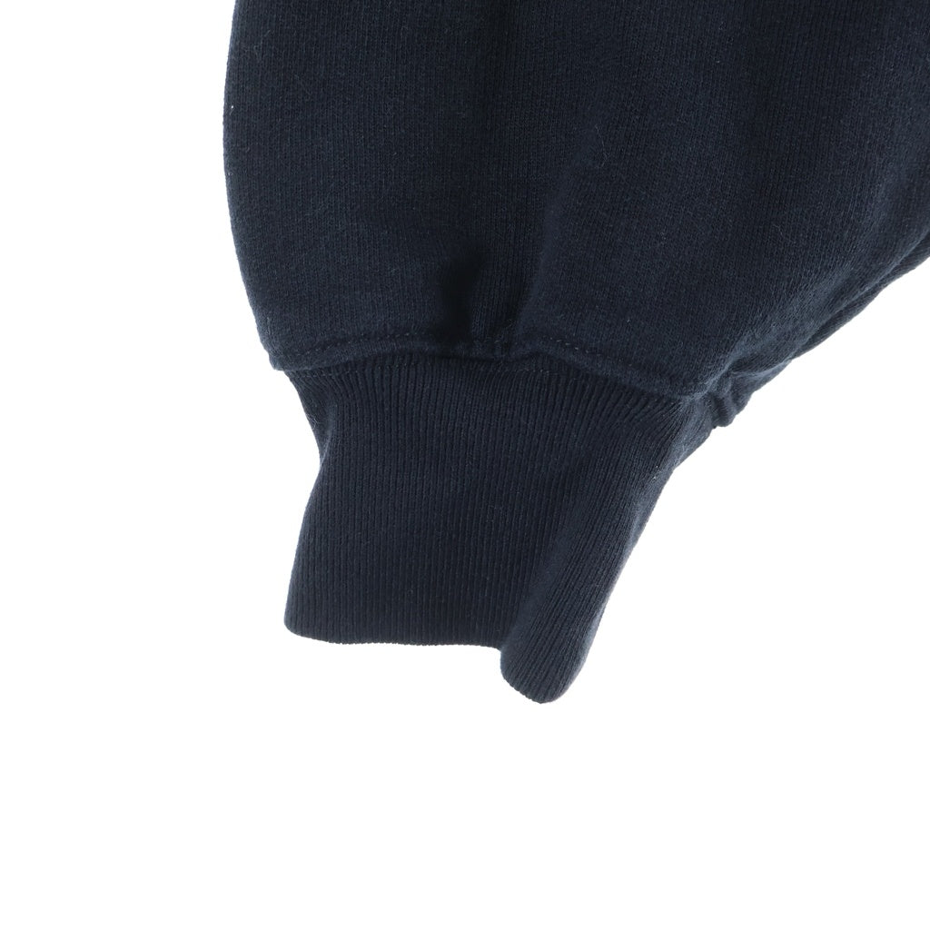 ALEXANDER WANG(アレキサンダーワン) Cotton Hoodie クロップド ジップアップフーディー パーカー コットン クリスタルドローコード ブラック 1CC2262779 レディース