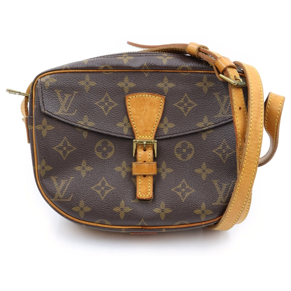 LOUIS VUITTON(ルイヴィトン) モノグラム ジュヌフィーユ PVC レザー ショルダーバッグ ブラウン M51226 レディース