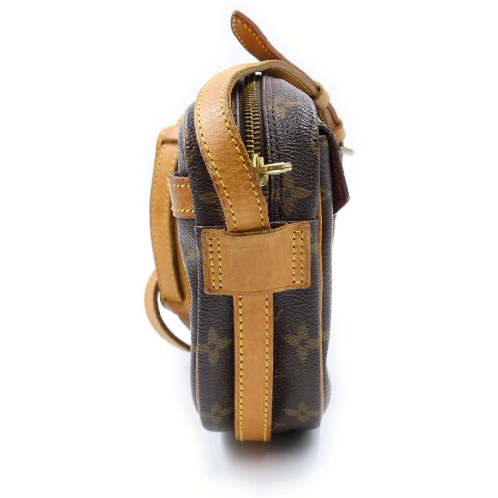 LOUIS VUITTON(ルイヴィトン) モノグラム ジュヌフィーユ PVC レザー ショルダーバッグ ブラウン M51226 レディース